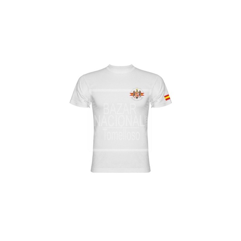 Camiseta Blanca Águila Bolsillo Sublimada