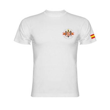 Camiseta Blanca Águila Bolsillo Sublimada