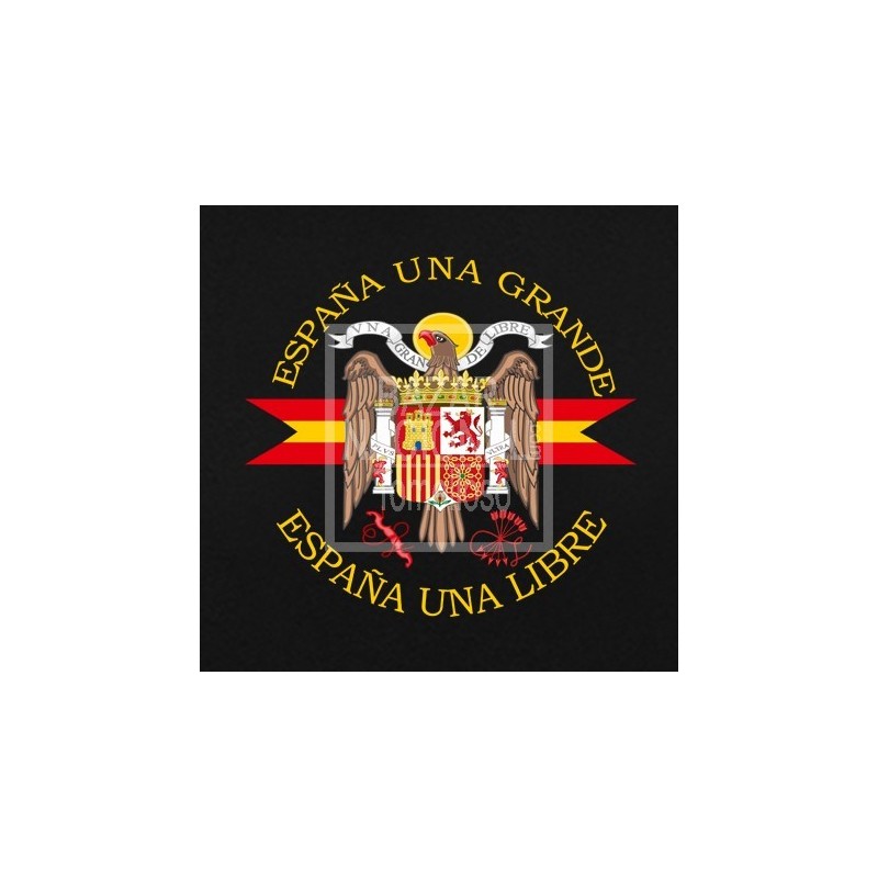 Camiseta Negra Águila Bolsillo