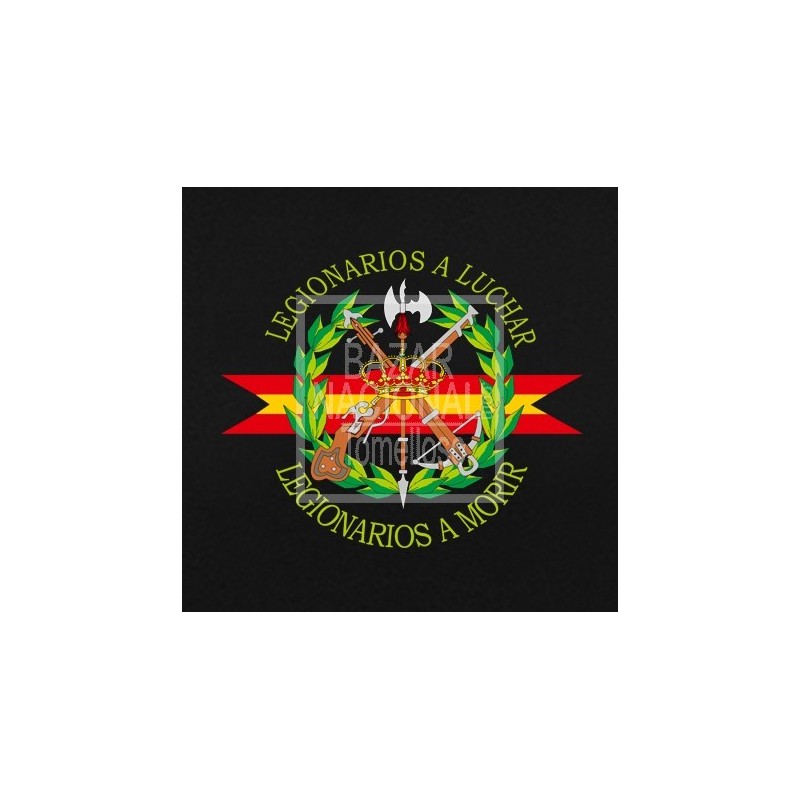 Camiseta Negra Legión Bolsillo