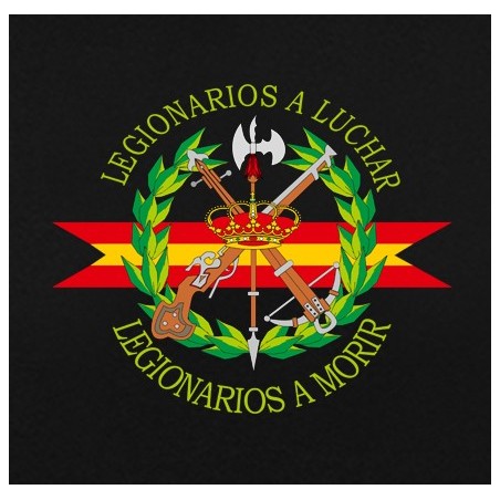 Camiseta Negra Legión Bolsillo