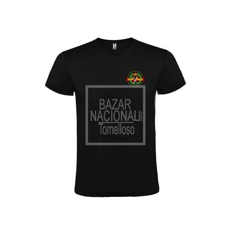Camiseta Negra Guardia Civil Bolsillo