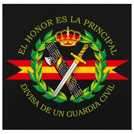 Camiseta Negra Guardia Civil Central