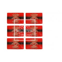Adhesivo Resina Bandera Falange Española 2