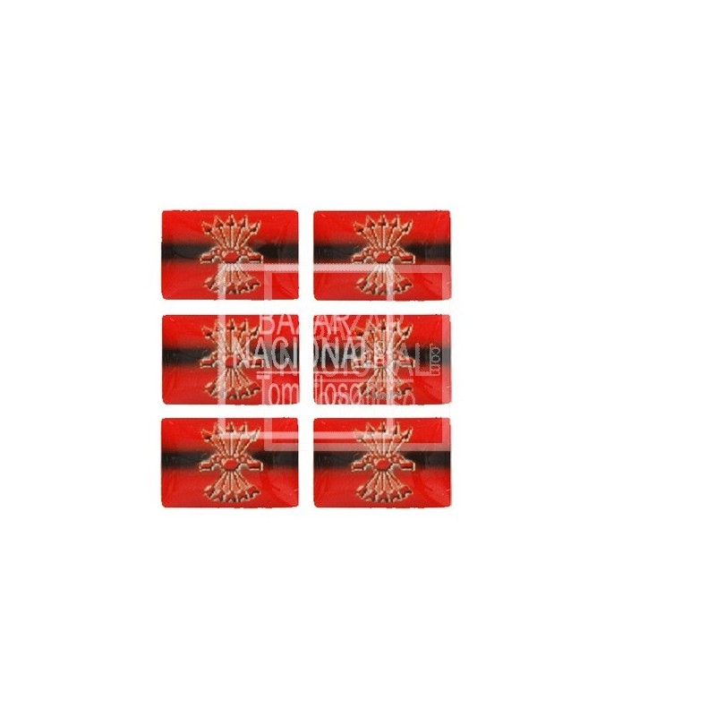 Adhesivo Resina Bandera Falange Española