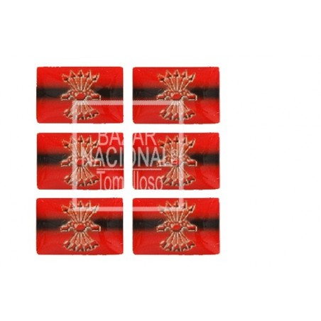 Adhesivo Resina Bandera Falange Española