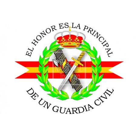 Camiseta Blanca Manga Larga G. Civil