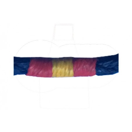 Pulsera Azul Trenzado Cordón