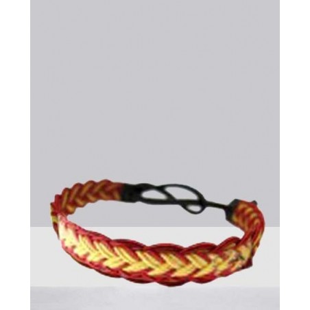 Pulsera Hilo Trenzado Amarillo