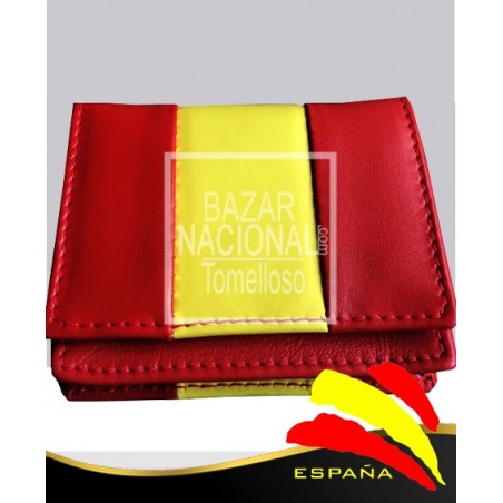 Monedero Piel Bandera