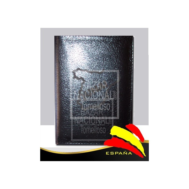 Billetero Mapa España Negrro