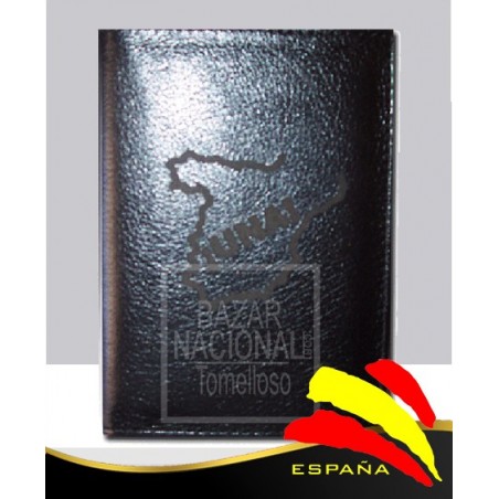 Billetero Mapa España Negrro