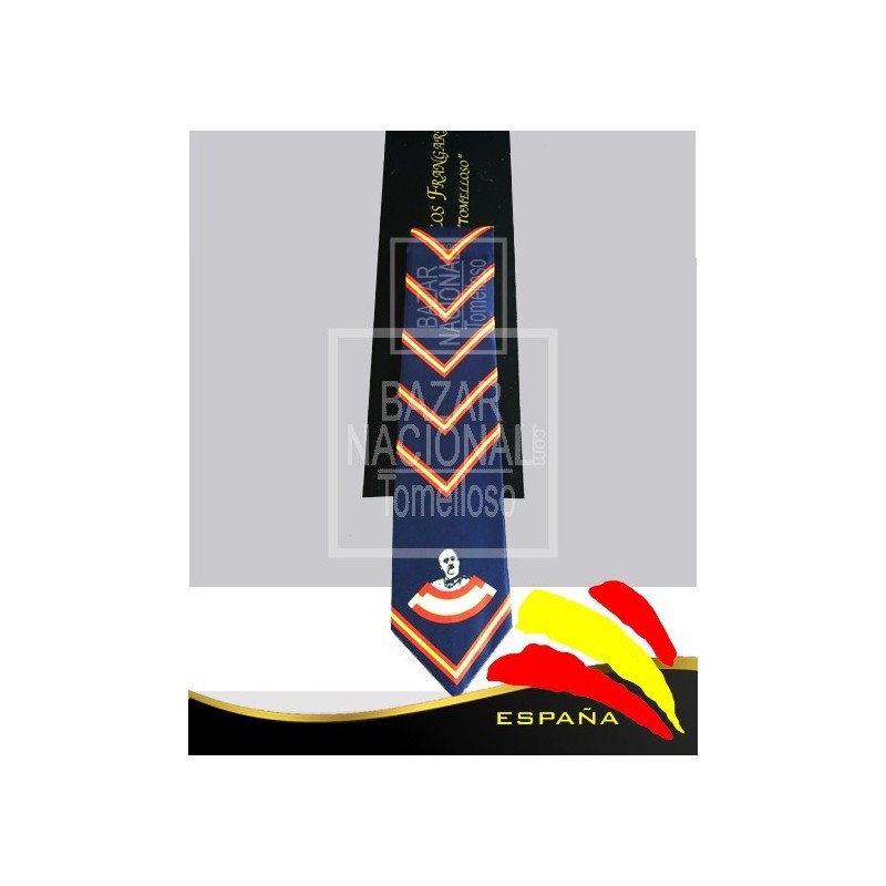 Corbata Azul Marino Francisco Franco