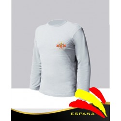 Camiseta Blanca Manga Larga Águila