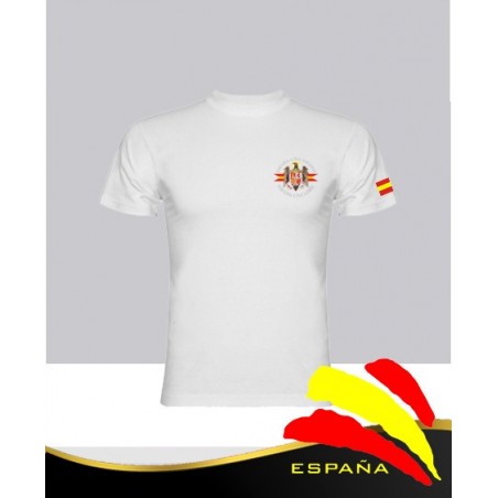 Camiseta Blanca Águila Bolsillo Sublimada