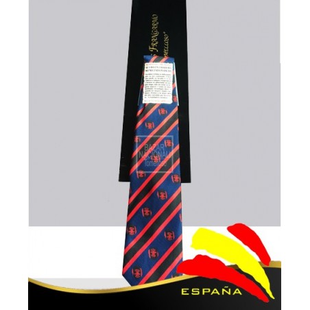 Corbata Azul Marino Cinco Flechas