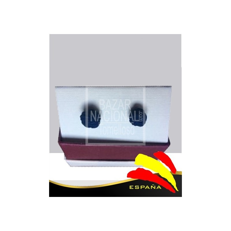 Gemelos Bola trenzada Azul Marino