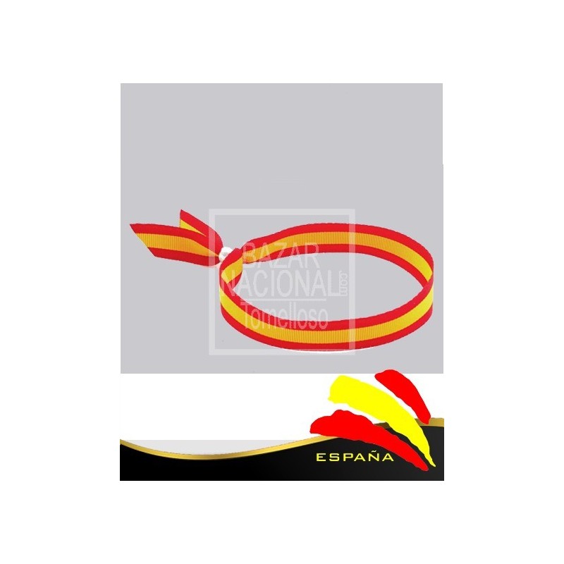 Pulsera Cinta Bandera 1 Abalorio