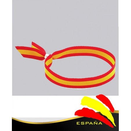 Pulsera Cinta Bandera 1 Abalorio