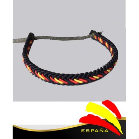 Pulsera Hilo de Seda Azul Bandera