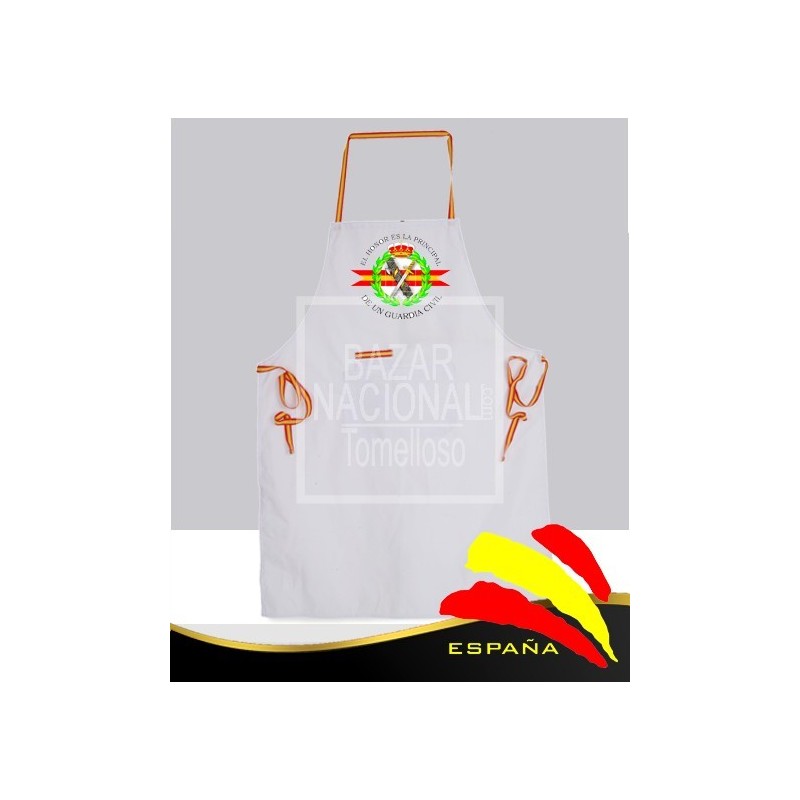 Delantal Cintas Bandera Guardia Civl