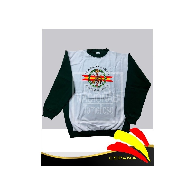 Sudadera Sublimación Verde Legión