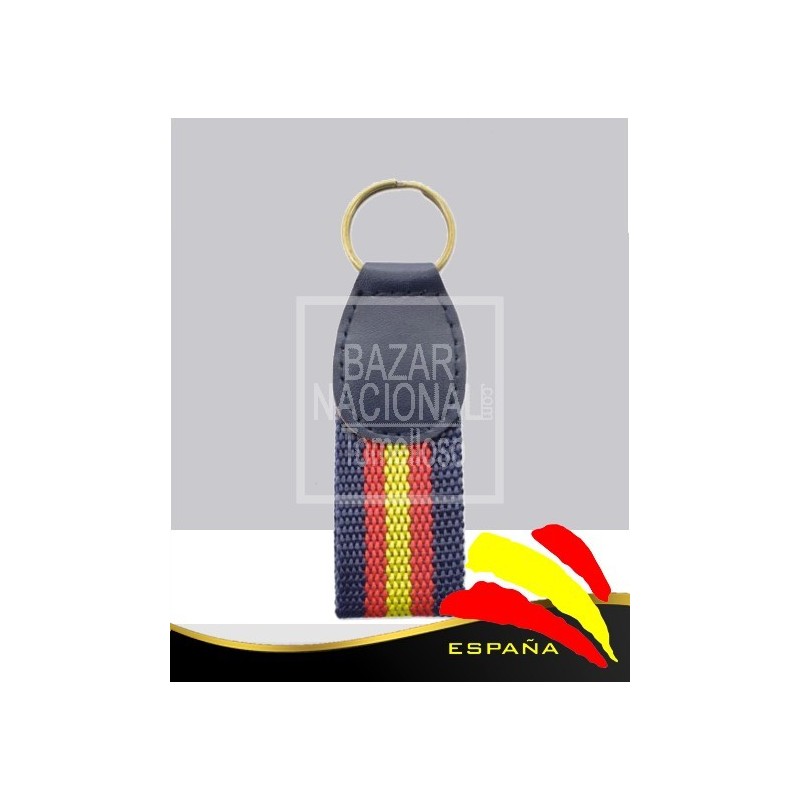 Llavero Azul Bandera Poliester