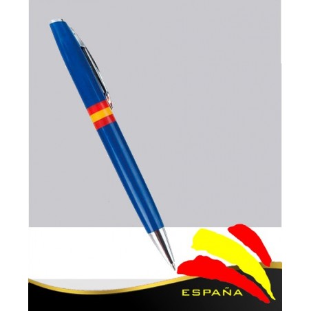 Bolígrafo Azul Bandera de España