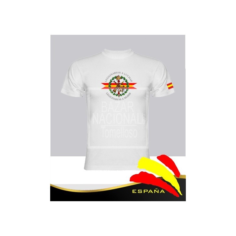 Camiseta Blanca Legión Española Central