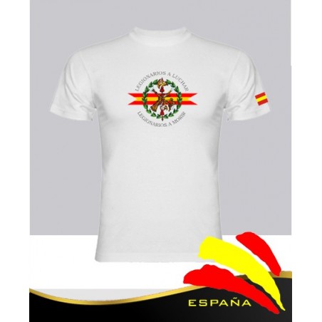 Camiseta Blanca Legión Española Central