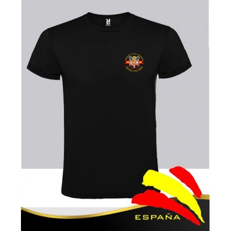 Camiseta Negra Águila Bolsillo