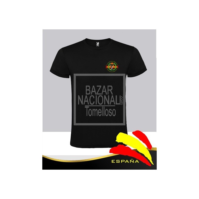 Camiseta Negra Guardia Civil Bolsillo