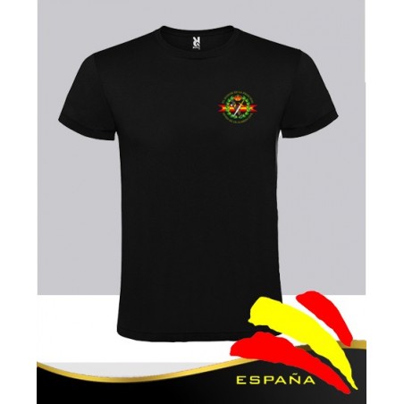 Camiseta Negra Guardia Civil Bolsillo