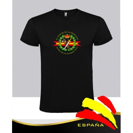 Camiseta Negra Guardia Civil Central
