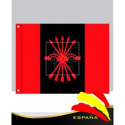 Bandera de Falange Yugo y Flechas 0.75 x 0.50 mtrs.