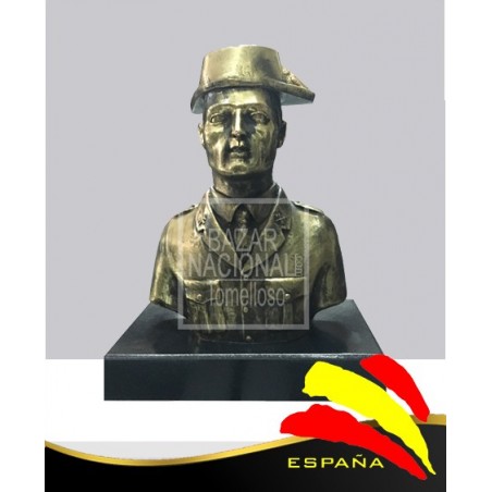 Busto Guardia Civil Tricornio 23 cm.