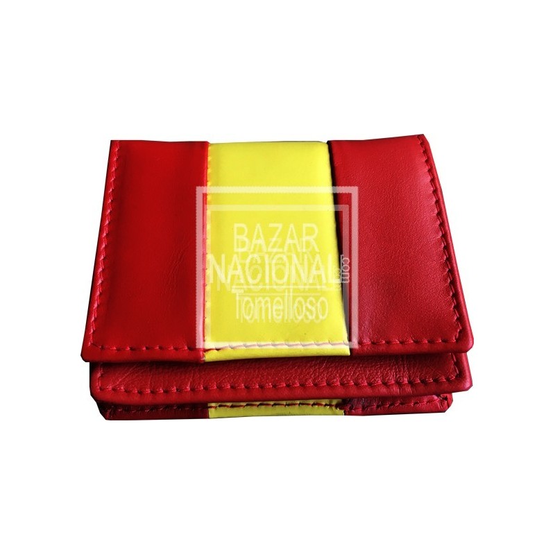 Monedero Piel Bandera