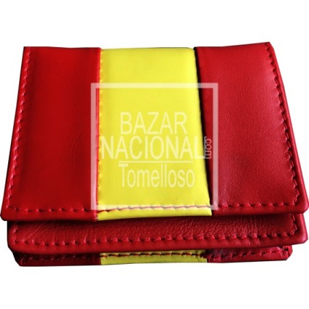 Monedero Piel Bandera