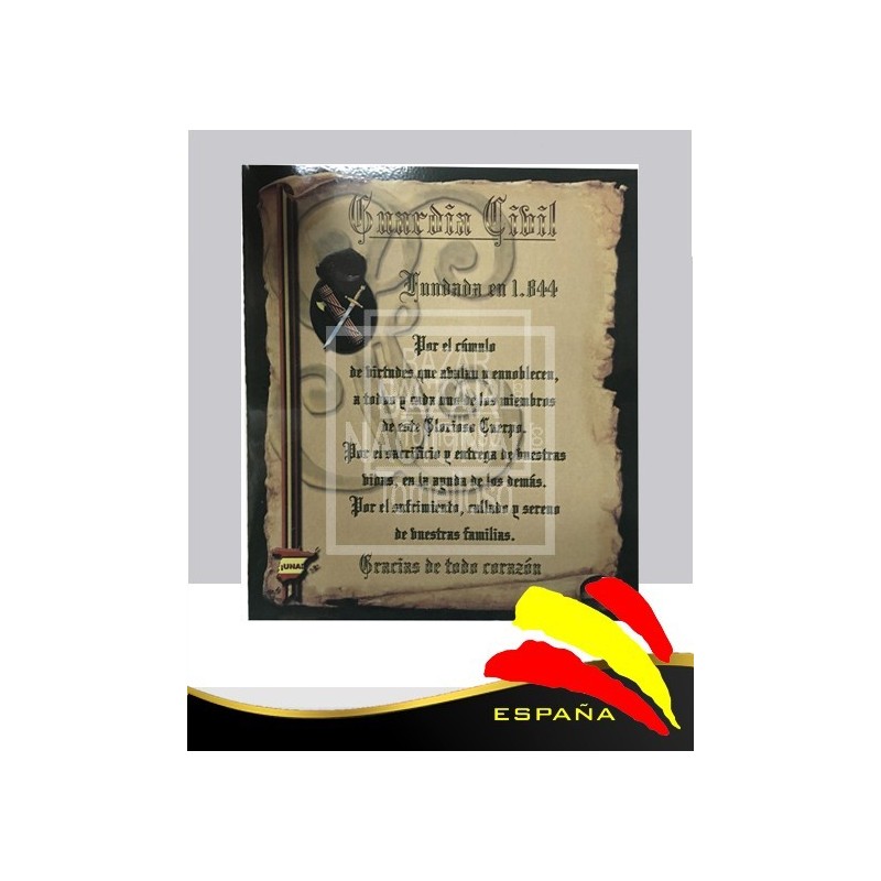 Cerámica Guardia Civil de España