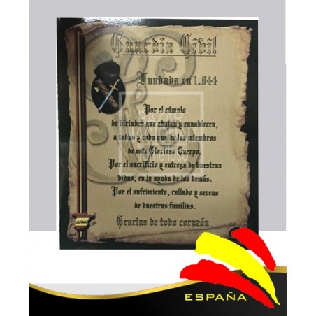 Cerámica Guardia Civil de España