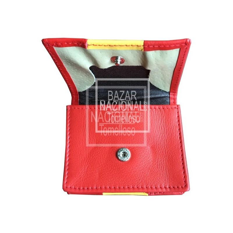 Monedero Piel Bandera