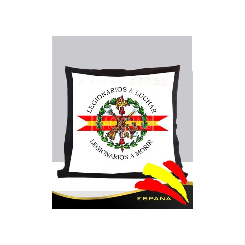 Cojín Negro Legión Española