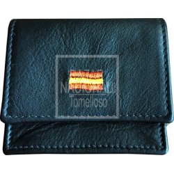 Monedero Piel Negro 2
