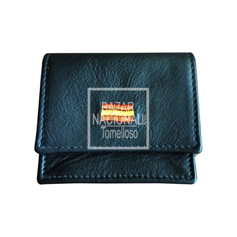 Monedero Piel Negro