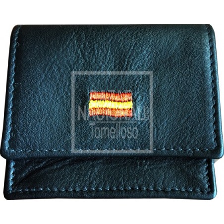 Monedero Piel Negro