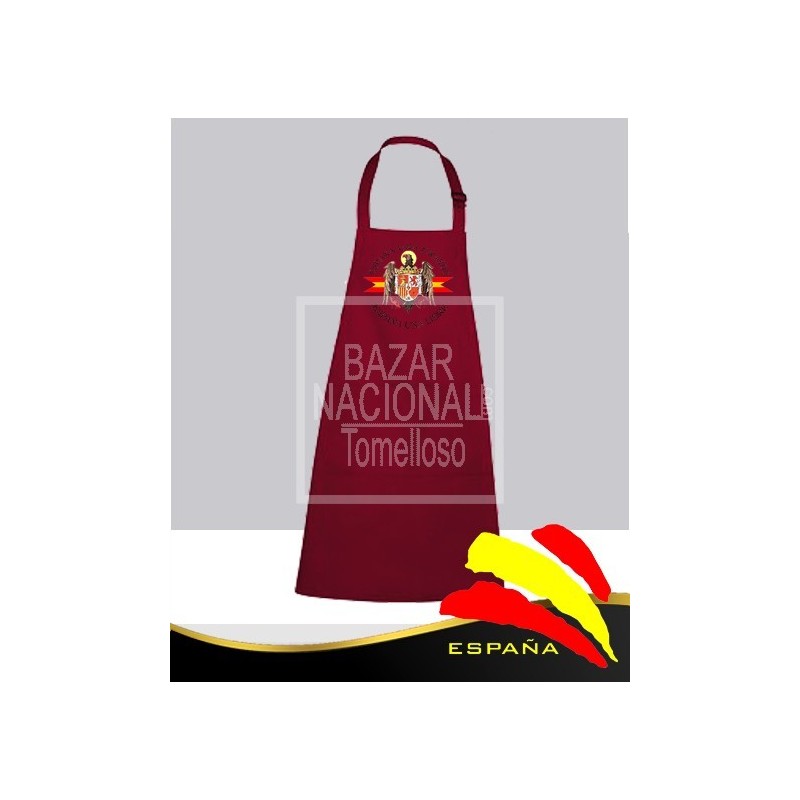 Delantal Burdeos Águila de San Juan