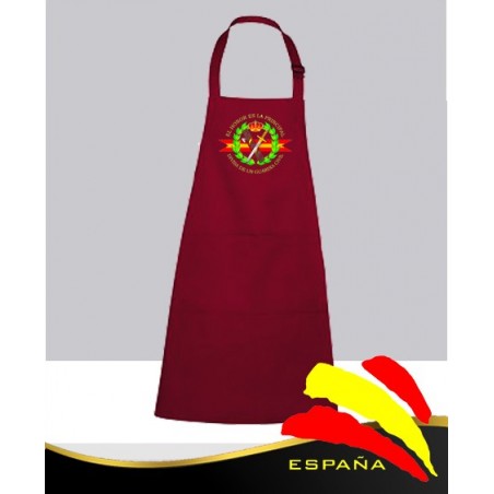 Delantal Burdeos Guardia Civil