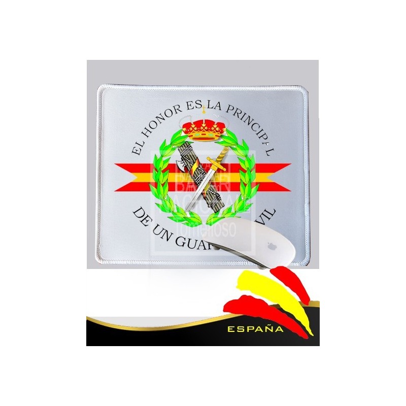 Alfombrilla Ratón Blanca Guardia Civil