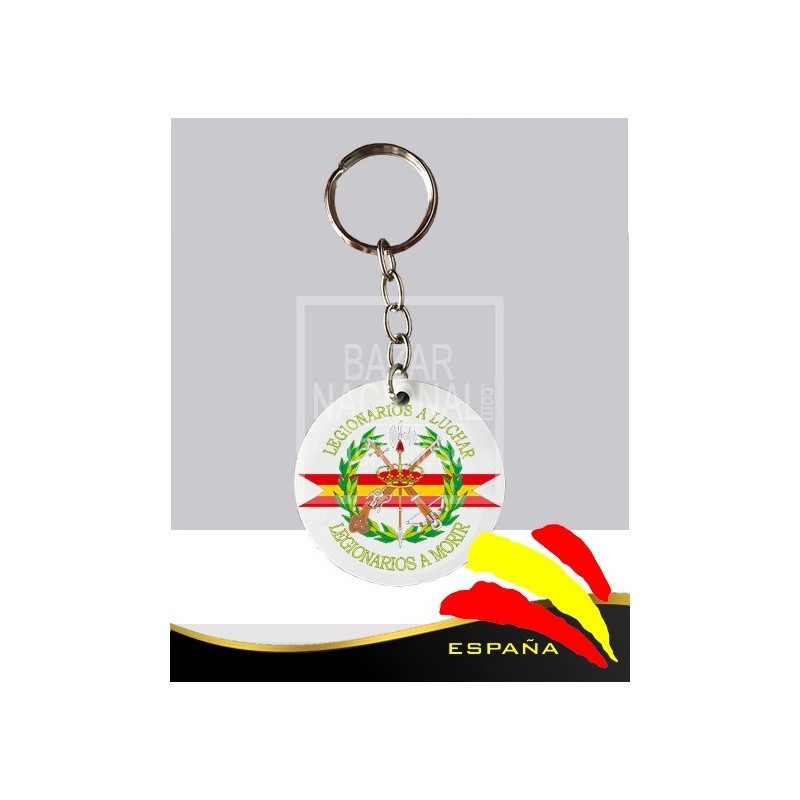 Llavero redondo sublimación Legión Española