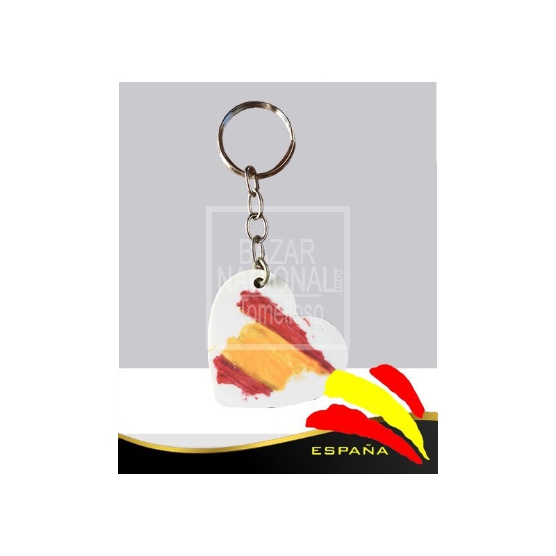 Llavero Corazón Sublimación España